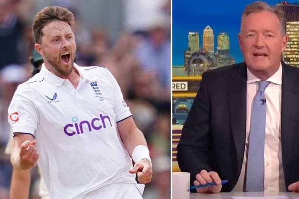 Piers Morgan offers sarcastic verdict on Ollie Robinson's "f*** off* blast at Ashes rival