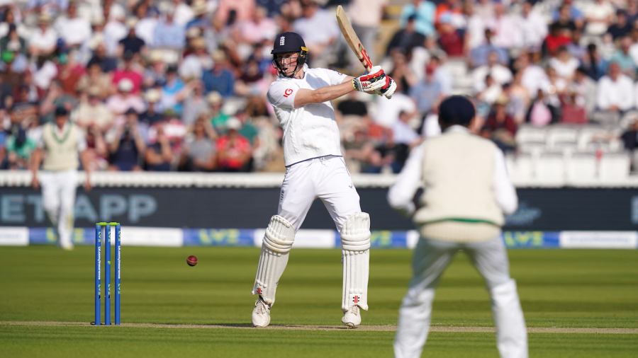 England's Zak Crawley bats during day one of the first LV= Insurance Test match at Lord's, London. Picture date: Thursday June 1, 2023. (Photo by John Walton/PA Images via Getty Images)