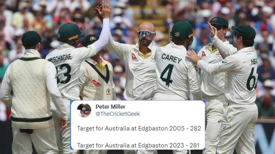 Ashes 2023 [Twitter reactions]: Pat Cummins, Nathan Lyon shine as Australia pack England to set up a 281-run target to win Edgbaston Test
