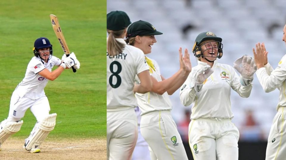 Women’s Ashes 2023: England lose four after Australia set 268-run target to win one-off Test
