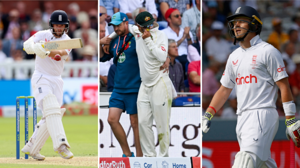 Ashes news daily: Nathan Lyon injured, England collapse and Red for Ruth