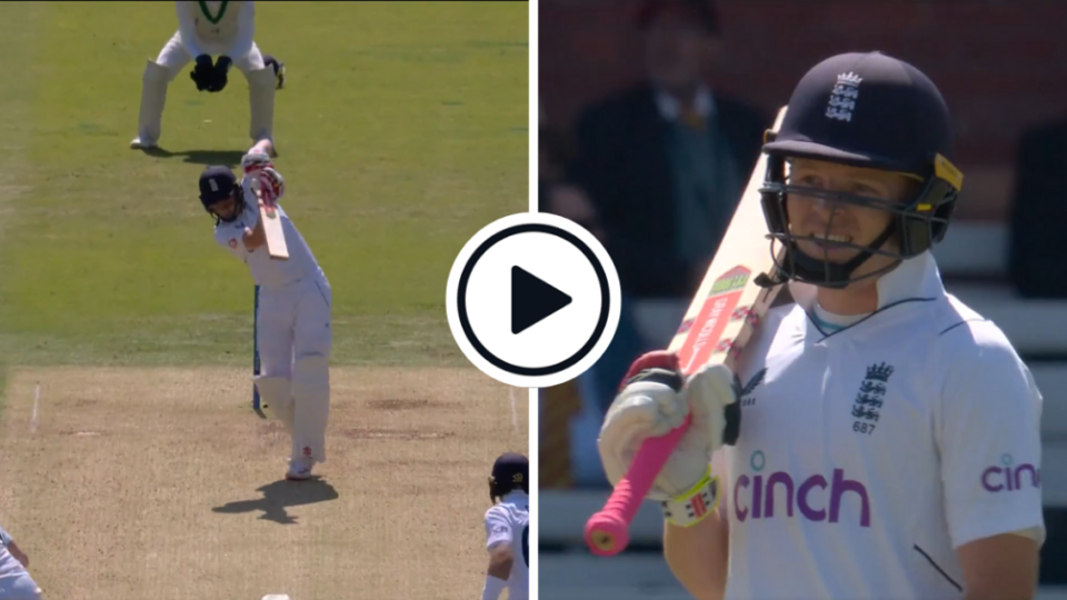 Watch: Ollie Pope nails picture-perfect on-drive to bring up maiden Test 150 in style