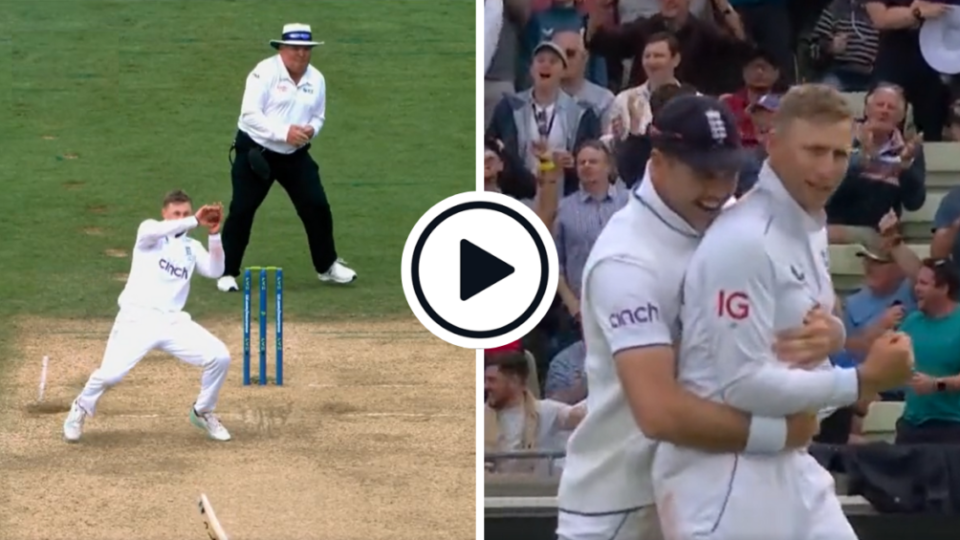Watch: Joe Root takes sharp caught-and-bowled after Ben Stokes opts against taking second new ball