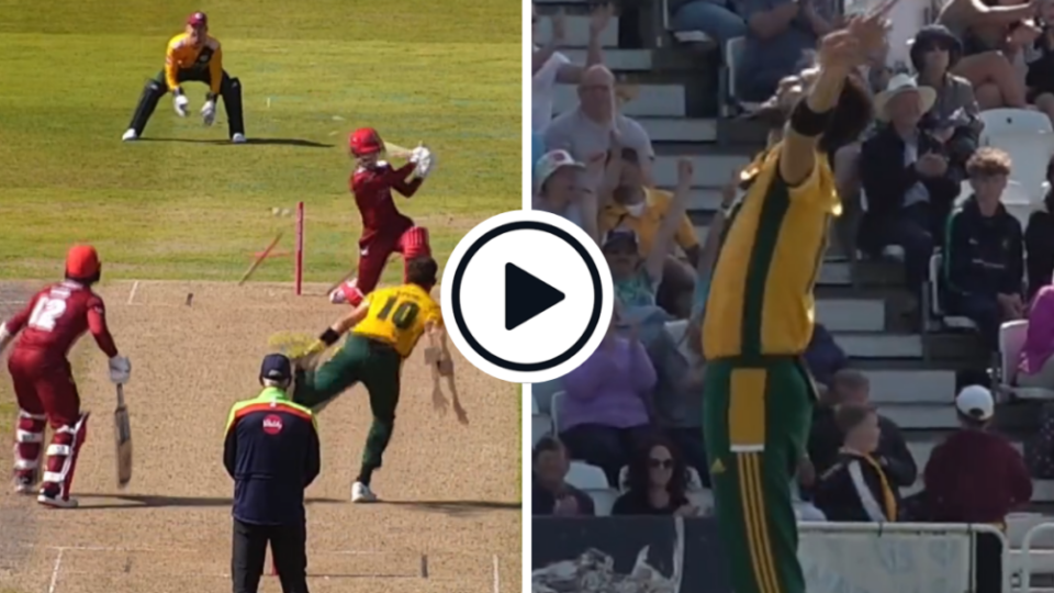 Watch: Shaheen Afridi demolishes another set of stumps, cleans up George Bell with perfect slower ball | T20 Blast 2023