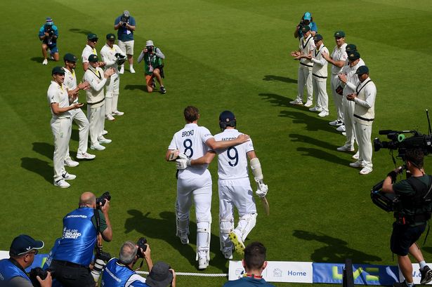 Stuart Broad given emotional guard of honour by Australia before whacking huge final six