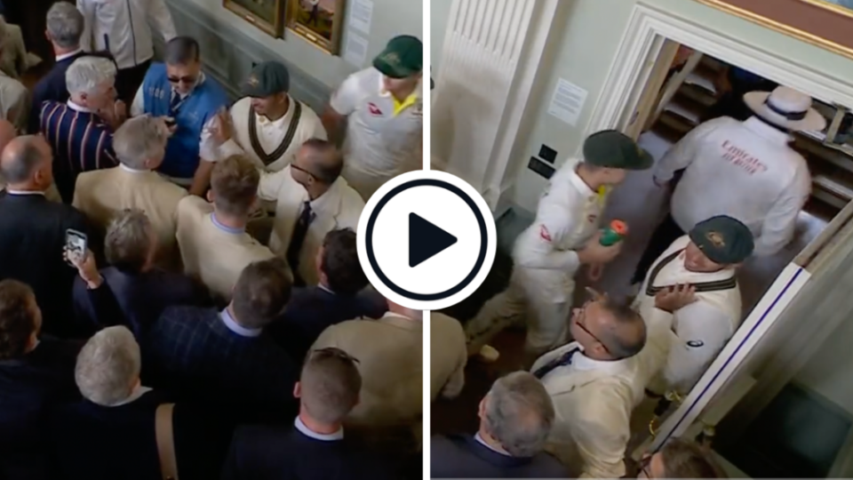 Watch: ‘I’ve never seen scenes like that’ – Usman Khawaja confronts fan in Lord’s Long Room after controversial Bairstow dismissal