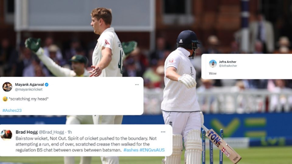 ‘Scratching my head’: Mayank Agarwal and other cricketers react to Jonny Bairstow’s bizarre run-out – Ashes 2023, 2nd Test