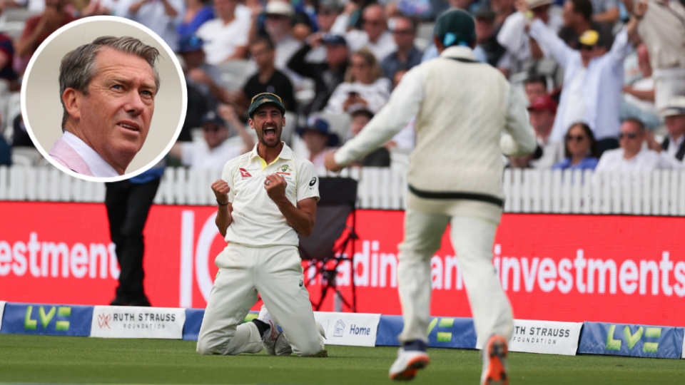 ‘If that’s England taking that catch, that’s out’ – Glenn McGrath brands Mitchell Starc catch decision ‘a disgrace’