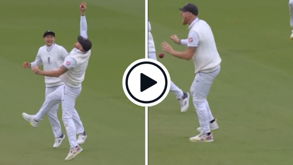 Watch: Ben Stokes drops Steve Smith at leg-slip as thigh knocks ball out of hand moments before celebration | Ashes 2023
