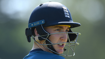 BIRMINGHAM, ENGLAND - JUNE 14: England player Harry Brook looks on as he prepares to bat during England nets ahead of the first Ashes Test Match at Edgbaston on June 14, 2023 in Birmingham, England. (Photo by Stu Forster/Getty Images)