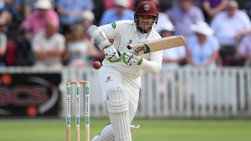 TAUNTON, ENGLAND - JULY 07:  Steve Davies of Somerset bats during Day One of the Specsavers County Championship Division One match between Somerset and Nottinghamshire at The Cooper Associates County Ground on July 07, 2019 in Taunton, England. (Photo by Alex Davidson/Getty Images)