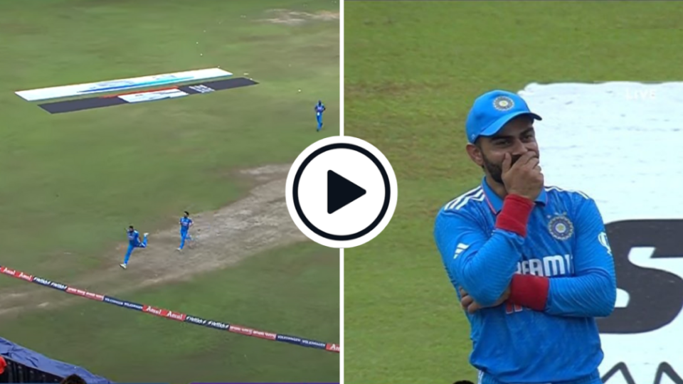 Watch: Mohammed Siraj chases hat-trick ball all the way to boundary off own bowling, to amusement of Virat Kohli